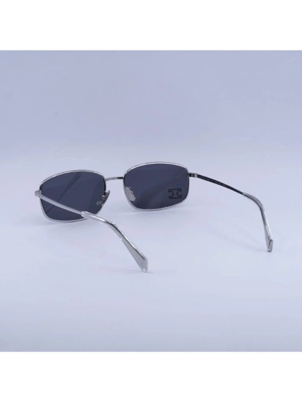 Celine CL40285U RHINESTONE TRIOMPHE 16A Sunglasses Palladium Rectangle Frame